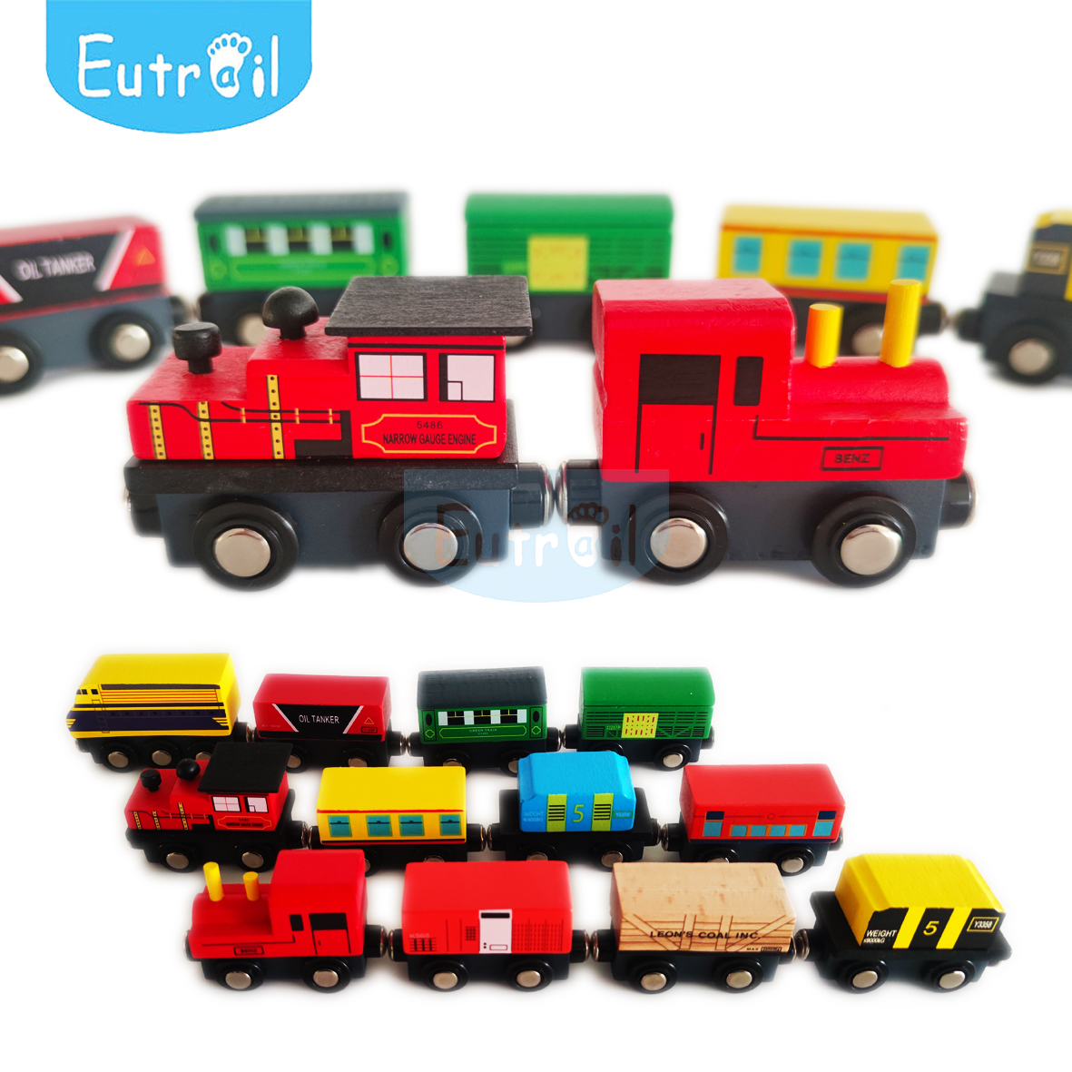 Magnetic train toy